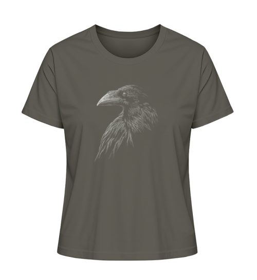 Kritzelkunst-Rabe Krähe - Damen Premium Organic T-Shirt 2.0 ST/ST-7151
