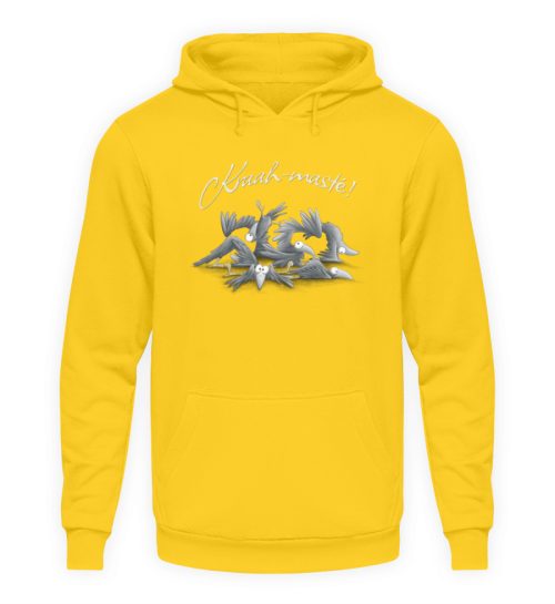 Kraah-masté! Yoga Raben Krähen - Unisex Kapuzenpullover Hoodie-1774