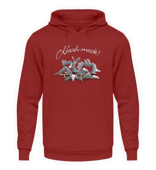 Kraah-masté! Yoga Raben Krähen - Unisex Kapuzenpullover Hoodie-1503