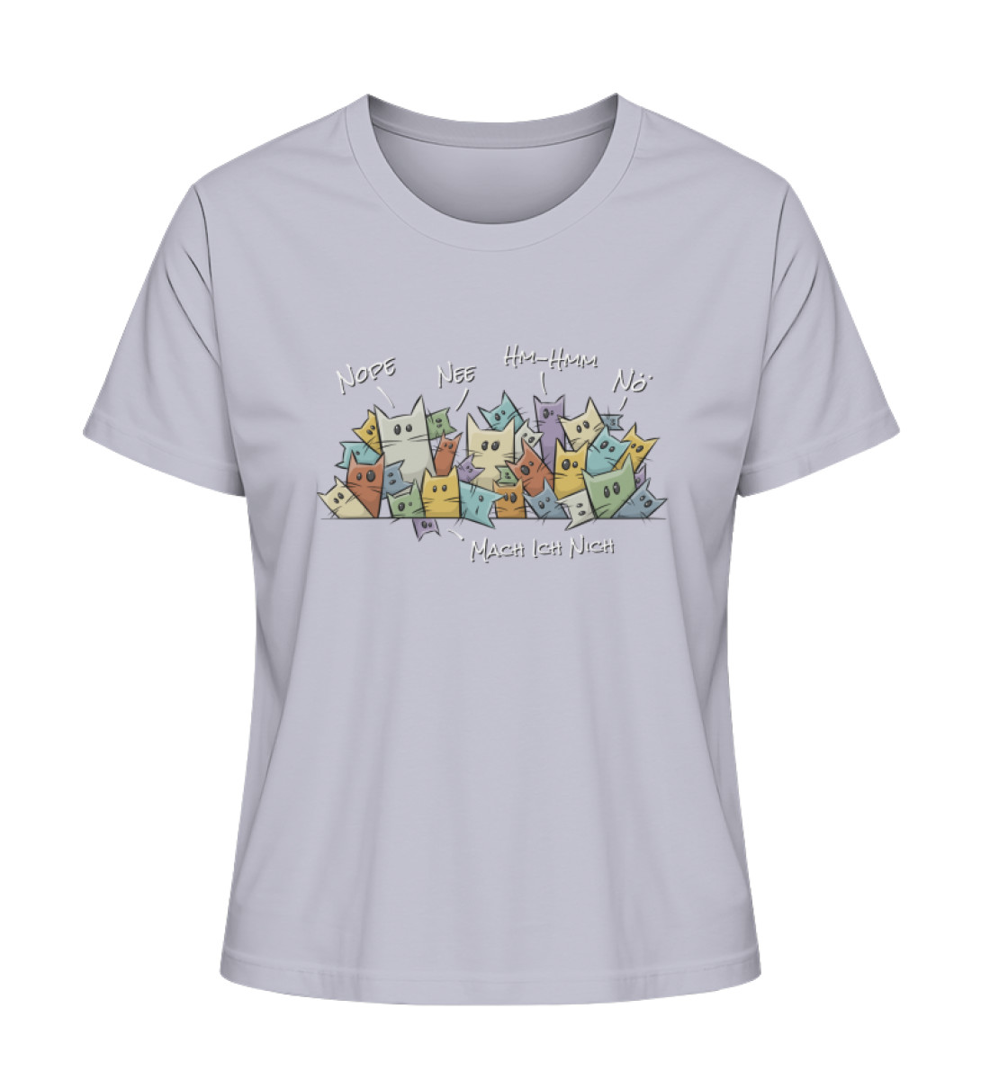 Nope, Nee, Nö Katzen - Damen Premium Organic T-Shirt 2.0 ST/ST-7307