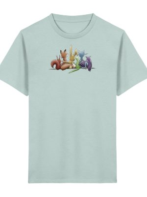 Regenbogen Tiere für Freundschaft, Toleranz und Vielfalt - Kinder Premium Organic T-Shirt 2.0 ST/ST-7113