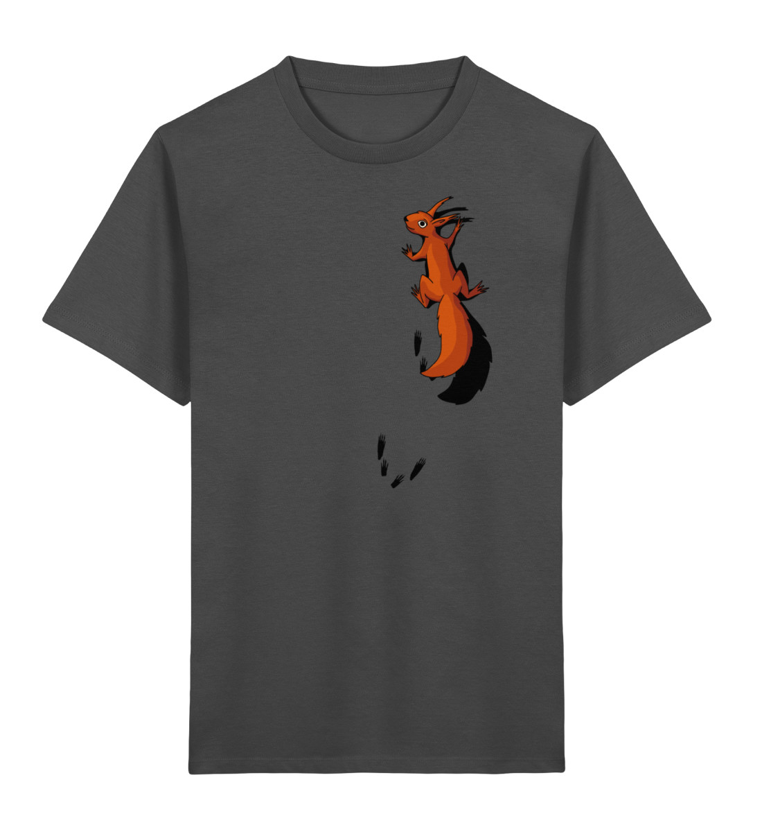 kletterndes Eichhörnchen mit Spuren - Kinder Premium Organic T-Shirt 2.0 ST/ST-6896