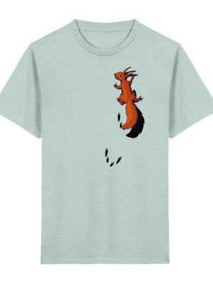 kletterndes Eichhörnchen mit Spuren - Kinder Premium Organic T-Shirt 2.0 ST/ST-7113