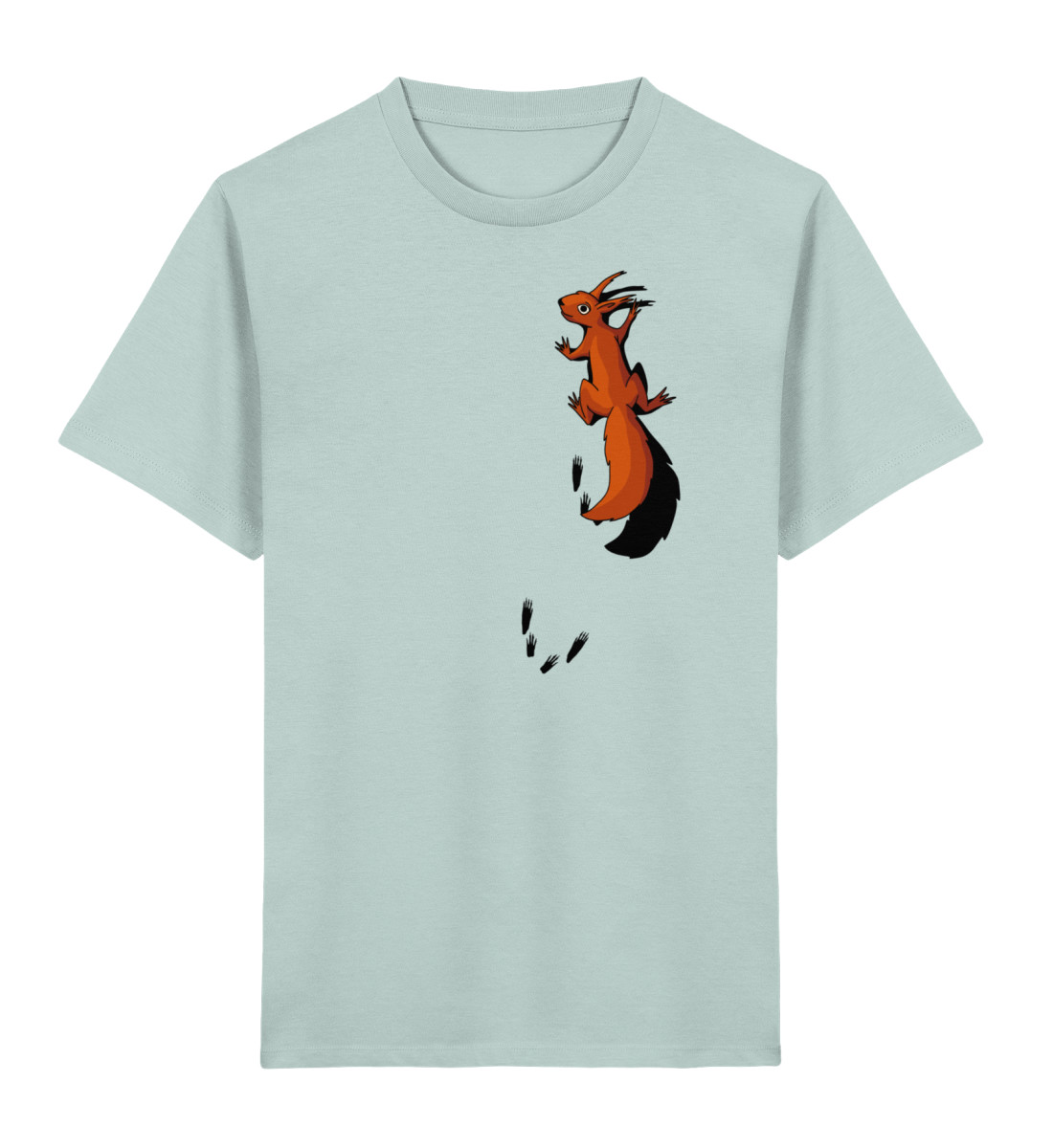 kletterndes Eichhörnchen mit Spuren - Kinder Premium Organic T-Shirt 2.0 ST/ST-7113