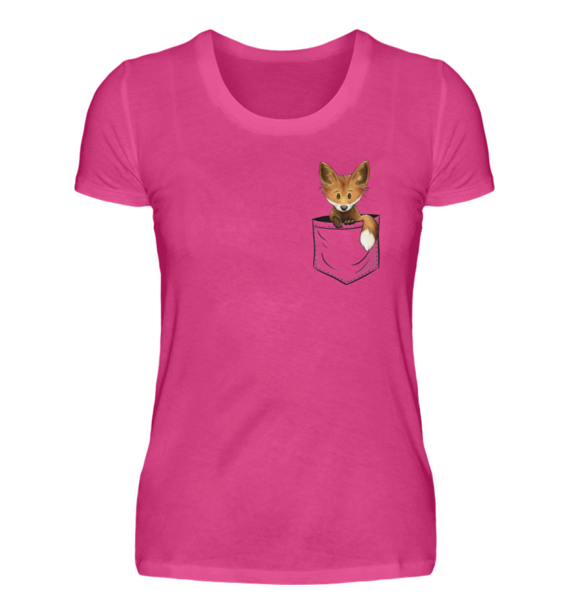 Funky Fuchs in der Tasche - Damen Premiumshirt-28