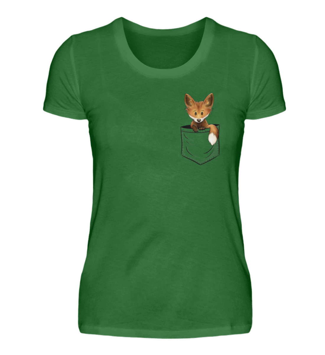 Funky Fuchs in der Tasche - Damen Premiumshirt-30